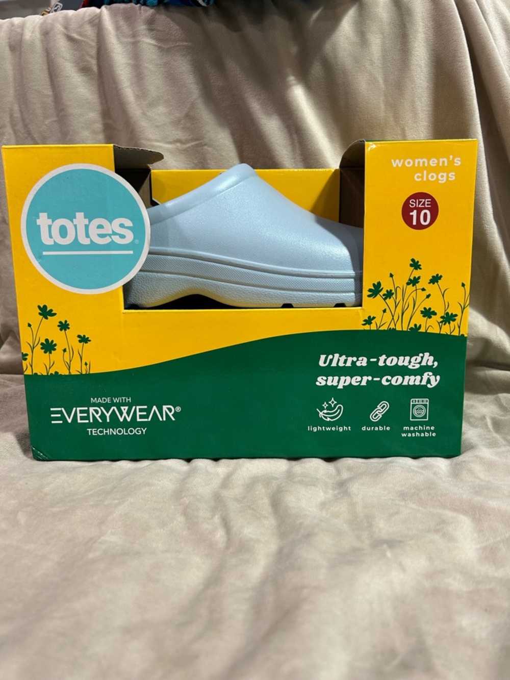 totes Metallic Bonnie Blue Clog Box